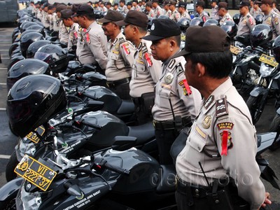 Polisi Bermotor Siap Amankan Pilkada Depok