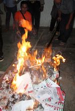 Sebanyak 1.576 Surat Suara Rusak Dibakar