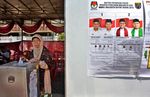 Kemeriahan Nyoblos di Kampung Pilkada