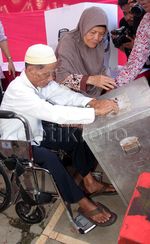 Kemeriahan Nyoblos di Kampung Pilkada
