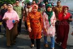 Risma Nyoblos di TPS 1