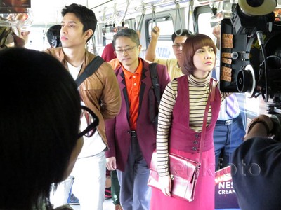 Mengintip Syuting My Stupid Boss di LRT Kuala Lumpur
