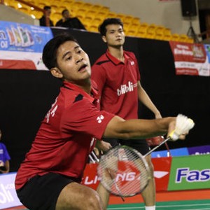 Angga/Ricky dan Wahyu/Ade Menang Mudah