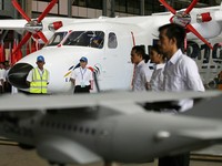 Pesawat ini berkapasitas 19 penumpang.