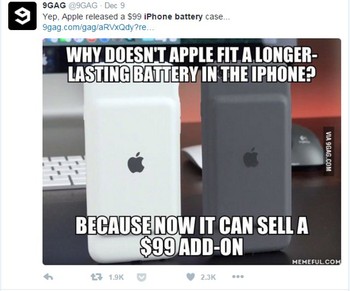 Casing itu juga dianggap kemahalan.