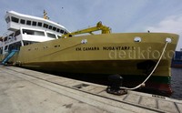 KM Camara Nusantara I telah tiba di Pelabuhan Tanjung Priok, Jakarta Utara.