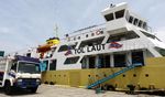 Kapal Tol Laut  Angkut Sapi Tiba di Tanjung Priok
