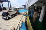 Kapal Tol Laut  Angkut Sapi Tiba di Tanjung Priok
