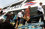 Jokowi Sambut Kapal Ternak di Priok