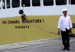 Jokowi Sambut Kapal Ternak di Priok