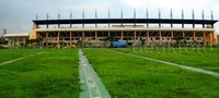 Dengan digunakannya Stadion Si Jalak Harupat sebagai tuan rumah pembukaan dan penutupan PON XIX, maka stadion tersebut batal dipakai sebagai venue cabang olahraga sepakbola.