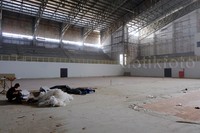 Bagian dalam venue yang akan dipakai untuk voli indoor.