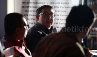 Wakil Ketua DPR yang juga politisi Partai Gerindra Fadli Zon hadir dalam diskusi ini.