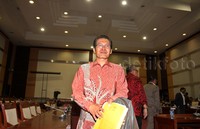 Alexander datang ke DPR untuk menjalani uji kepatutan dan kelayakan calon pimpinan KPK. Pool/Lamhot Aritonang/detikFoto.