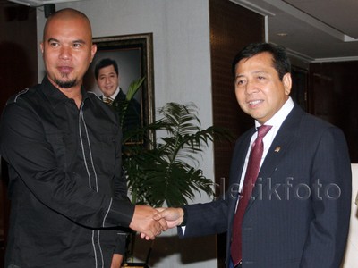 Ahmad Dhani Temui Ketua DPR Setya Novanto