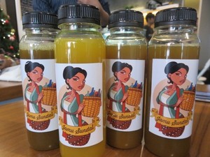 Jamu Sundal Padukan Racikan Jamu Jawa dengan Lemon dan Delima