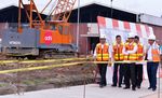 Jokowi Pantau Proyek Kereta Bandara Soekarno-Hatta