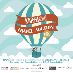 #KartuPosAuction, Saatnya Berburu Voucher Travel Sambil Amal