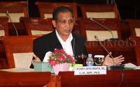 Robby menyebut revisi terhadap undang-undang terkait korupsi sudah dilakukan di Australia, Hongkong, dan Singapura. Bila memang revisi UU KPK diubah maka mesti mengarahkan pada penguatan terhadap pencegahan. Pool/Lamhot Aritonang/detikFoto.