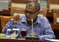 Agus Rahardjo menjalani uji kelayakan dan kepatutan di Komplek Parlemen, Senayan, Jakarta, Rabu (16/12/2015). Lamhot Aritonang/detikFoto.