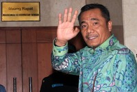 Sudding juga mengatakan ditundanya persidangan karena belum korum dan adanya penonaktifan Akbar Faisal. Lamhot Aritonang/detikFoto.