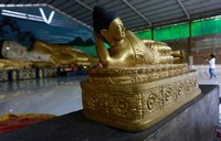 Pembuatan patung Buddha tidur raksasa tersebut dimulai setelah seorang pengurus Vihara bernama Andy Suwanto Dhanujaya atau Ade mendapat wangsit untuk mendirikan patung.