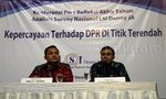 LSI Rilis Survei Tingkat Kepercayaan Publik Terhadap DPR