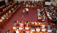 Voting pemilihan pimpinan KPK dilakukan di ruang rapat Komisi III DPR. Pool/Lamhot Aritonang/detikFoto.