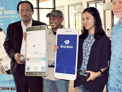 Kini Pesan Blue Bird Lewat Aplikasi