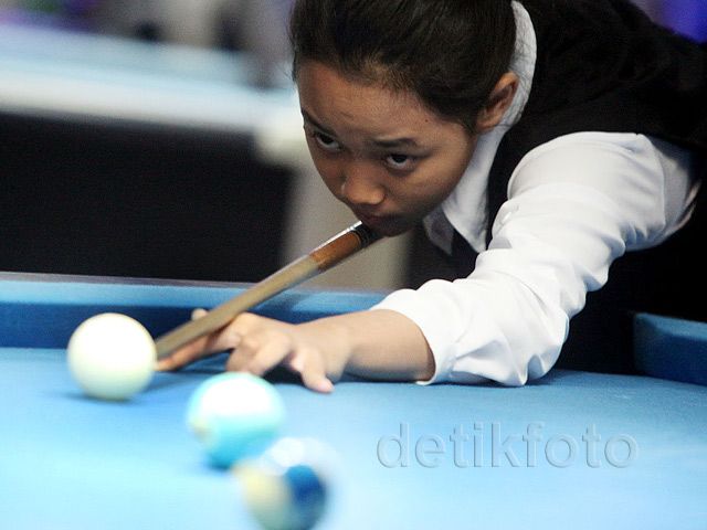 Aksi-aksi Peserta Kejurnas Biliar 2015
