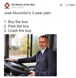 Meme Mourinho: Jadi Sopir Bus & Diketawain Wenger