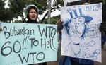 Kritisi Kebijakan WTO