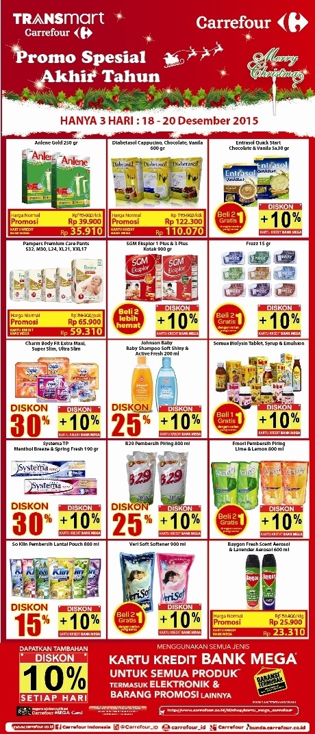 Pekan Terakhir Diskon Besar-besaran Keperluan Rumah Tangga di Carrefour