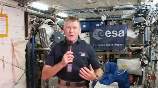 Astronot Inggris Balas Pesan dari Luar Angkasa