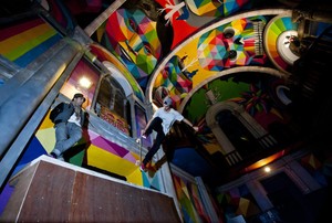 Keren! Gereja Terbengkalai di Spanyol Disulap Jadi Skatepark Warna-warni
