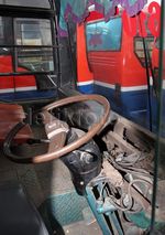 Metromini Tak Laik Jalan Dikandangkan di Rawa Buaya