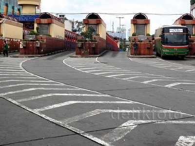 Gelar Aksi Mogok, Terminal Blok M Sepi Metromini