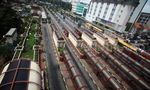 Sepinya Terminal Blok M Dilihat dari Ketinggian