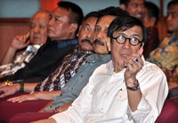 Sarasehan tersebut dihadiri oleh Menteri Hukum dan HAM  Yasonna H Laoly, Hakim Mahkamah Konstitusi, I Gede Palguna, Kiki Sahnaki dan Sekretaris Fraksi PDIP MPR, TB Hasanuddin. Lamhot Aritonang/detikFoto.