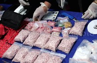     Barang bukti yang dimusnahkan yaitu 38,8 kilogram ganja, 19,9 kilogram sabu, 7.477 butir ekstasi dan 519 psikotropika H-5. Pool/Lamhot Aritonang/detikFoto.