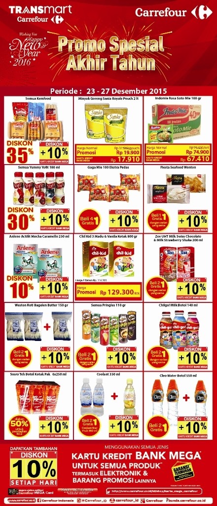 Libur Akhir Tahun, Jangan Lupa Belanja Kebutuhan Rumah Tangga di Carrefour