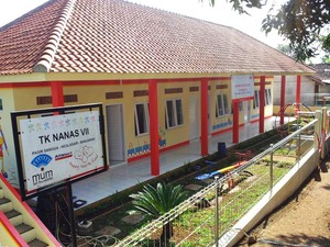 Donasi Konsumen Alfamart Bangun 4 TK/PAUD di Pelosok Desa