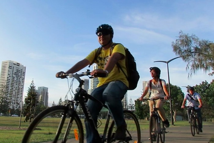 Video Asyiknya Gowes Sepeda di Gold Coast, Australia