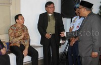 Ahok juga mengunjungi Gereja GPIB Immanuel, Jakarta.