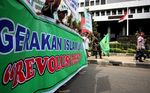 PPP Kubu Djan Faridz Demo Menkum HAM