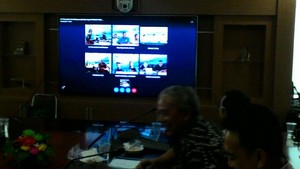 Bahas Techno Park Garam, Bupati Brebes Video Conference dengan KKP