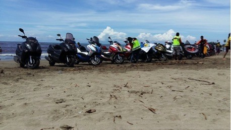 Begini Serunya Kebersamaan Komunitas Big Matic Viar Saat Touring