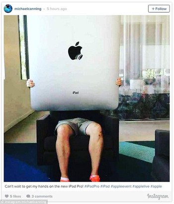 Baru kali itu Apple meluncurkan tablet super jumbo.