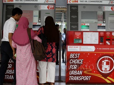ATM Tiket Siap Layani Penumpang KRL