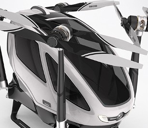 Drone Futuristik untuk Angkut Orang